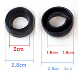 Maxbell Maxbell 10 x Filter Head Gasket Aquarium Gasket Replacement For Tank Aquarium Black