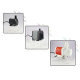 Maxbell Maxbell Acrylic Submersible Pump Clear Bracket for Fish Tank Aquarium Pump