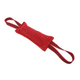 Maxbell 2pcs Dog Puppy Training Bite Tug Toys with Handle for Small Dog Tug-20cm