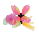 Maxbell Maxbell Glowing Luminous Aquarium Fish Tank Decoration Artificial Plant Decor Orange
