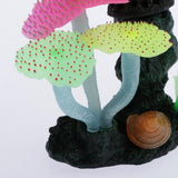 Maxbell Maxbell Glowing Luminous Aquarium Fish Tank Decoration Artificial Plant Decor Green