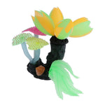 Maxbell Maxbell Glowing Luminous Aquarium Fish Tank Decoration Artificial Plant Decor Green