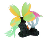 Maxbell Maxbell Glowing Luminous Aquarium Fish Tank Decoration Artificial Plant Decor Green