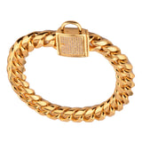 Maxbell Maxbell Stainless Steel Dog Choke Chain Collar Suits for Medium Large Dogs  26 inch