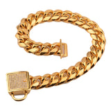 Maxbell Maxbell Stainless Steel Dog Choke Chain Collar Suits for Medium Large Dogs  26 inch