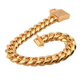 Maxbell Maxbell Stainless Steel Dog Choke Chain Collar Suits for Medium Large Dogs  26 inch