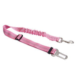 Maxbell Maxbell 2 Pcs Adjustable Pet Cat Dog Car Seat Belt Nylon Leash For Pet Dog Pink