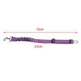 Maxbell Maxbell 2 Pcs Adjustable Pet Cat Dog Car Seat Belt Nylon Leash For Pet Dog Purple