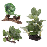 Maxbell 2pcs Resin Artifical Water Grass Plant For Reptile or Aquarium Tank Green