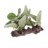 Maxbell 3pcs Resin Artifical Water Grass Plant For Reptile or Aquarium Tank Green