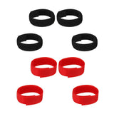 Maxbell 8x Chicken Collar Anti Crow Rooster Collar Poultry Chicken Supplies Black