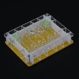 Maxbell 2pcs Clear Ant Feeding Nursery Box Ant Farm House Castle For Insect Ant