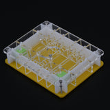 Maxbell 2pcs Clear Ant Feeding Nursery Box Ant Farm House Castle For Insect Ant