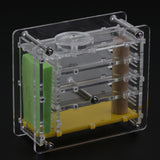 Maxbell 2pcs Clear Ant Feeding Nursery Box Ant Farm House Castle For Insect Ant