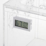 Maxbell Maxbell Acrylic Transparent Reptile Lizards Breeding Feeding Tank 29x19x17.5cm
