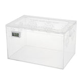 Maxbell Maxbell Acrylic Transparent Reptile Lizards Breeding Feeding Tank 29x19x17.5cm