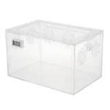 Maxbell Maxbell Acrylic Transparent Reptile Lizards Breeding Feeding Tank 29x19x17.5cm