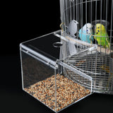 Maxbell Maxbell Pet Acrylic Bathtub Birds Bathroom Cage Food Feeder For Birds Parrots Macaws