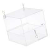 Maxbell Maxbell Pet Feeder Food Water Feeding Box For Small Medium Large Birds L-B