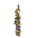 Maxbell 2pcs Bird Chew Toy Parrot Cage Hanging Toys For Parakeets Cockatiels Conures