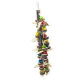 Maxbell 2pcs Bird Chew Toy Parrot Cage Hanging Toys For Parakeets Cockatiels Conures