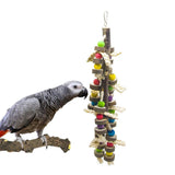 Maxbell 2pcs Bird Chew Toy Parrot Cage Hanging Toys For Parakeets Cockatiels Conures