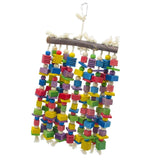 Maxbell 2pcs Bird Chew Toy Parrot Cage Hanging Toys For Parakeets Cockatiels Conures