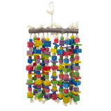 Maxbell 2pcs Bird Chew Toy Parrot Cage Hanging Toys For Parakeets Cockatiels Conures