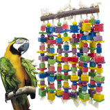 Maxbell 2pcs Bird Chew Toy Parrot Cage Hanging Toys For Parakeets Cockatiels Conures
