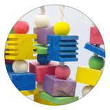 Maxbell 2pcs Bird Chew Toy Parrot Cage Hanging Toys For Parakeets Cockatiels Conures