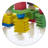 Maxbell 2pcs Bird Chew Toy Parrot Cage Hanging Toys For Parakeets Cockatiels Conures