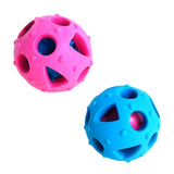 Maxbell 2 Pcs Pet Chew Ball 7cm Large Medium Dog Treat Leakage Dispenser Feeder Toy