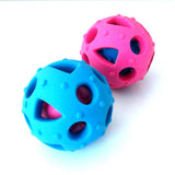 Maxbell 2 Pcs Pet Chew Ball 7cm Large Medium Dog Treat Leakage Dispenser Feeder Toy