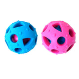 Maxbell 2 Pcs Pet Chew Ball 7cm Large Medium Dog Treat Leakage Dispenser Feeder Toy
