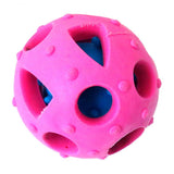 Maxbell 2 Pcs Pet Chew Ball 7cm Large Medium Dog Treat Leakage Dispenser Feeder Toy