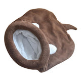 Maxbell Maxbell Cute Cat Kitten Sleeping Bag Winter Warm Soft Nest Kennel Grey/Coffee/Pink Coffee