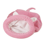 Maxbell Maxbell Cute Cat Kitten Sleeping Bag Winter Warm Soft Nest Kennel Grey/Coffee/Pink Pink