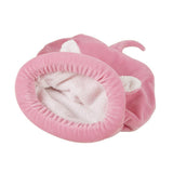 Maxbell Maxbell Cute Cat Kitten Sleeping Bag Winter Warm Soft Nest Kennel Grey/Coffee/Pink Pink