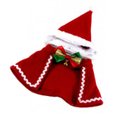 Maxbell Maxbell Christmas Pet Dog Costume Party Cloak With Hat For Small Pet Dog Puppy  L