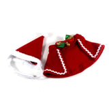 Maxbell Christmas Pet Dog Costume Party Cloak With Hat For Small Pet Dog Puppy  L