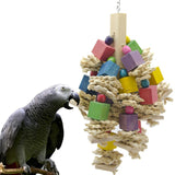 Maxbell Maxbell Birds Parrot Macaw Chew Toys Wooden Blocks Toys For Small Medium Large Birds