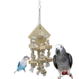 Maxbell Maxbell Birds Wooden Blocks Toys Parrot Hanging Chew Toys For Small to Lagre Birds