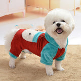 Maxbell Maxbell Small Dog Bichon Frise Chihuahua Clothes Clothing Winter Warm Outfit Apparel L