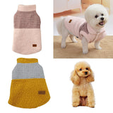 Maxbell Maxbell Dog Puppy Bichon Chihuahua Clothes Winter Warm Outfit Apparel Pink S