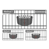 Maxbell Maxbell Insulated Dog Bowl Pet Water Food Dish Container For Dog Puppy  Sky Blue
