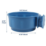 Maxbell Maxbell Insulated Dog Bowl Pet Water Food Dish Container For Dog Puppy  Dark Blue