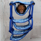 Maxbell Maxbell Hamster Hammock Winter Warm Nest For Hamster Rat Mice Rat Squirrels Blue