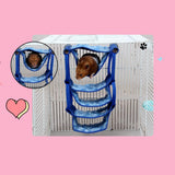 Maxbell Maxbell Hamster Hammock Winter Warm Nest For Hamster Rat Mice Rat Squirrels Blue