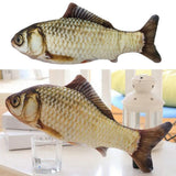 Maxbell Cat Feather Teaser Wand Stick & Fish Toy with Bell Interactive Play Toy