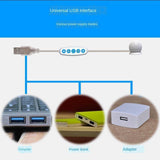 7x10 LED  Makeup Vanity Mirror Lights Bulbs Dimmable Tabletop or Wall